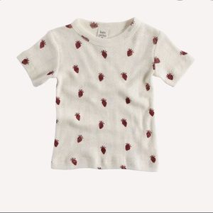 KQ Strawberry Pointelle Shirt